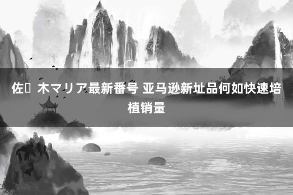 佐々木マリア最新番号 亚马逊新址品何如快速培植销量