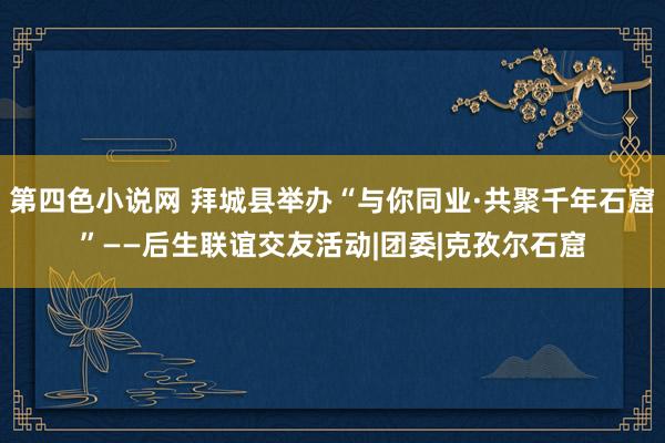 第四色小说网 拜城县举办“与你同业·共聚千年石窟”——后生联谊交友活动|团委|克孜尔石窟